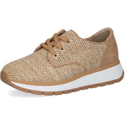 CAPRICE Damen Sneaker flach Atmungsaktiv Sportlich, Beige (Beige Comb), 40 EU CAPRICE Damen Sneaker flach Atmungsaktiv Sportlich, Beige (Beige Comb), 40 EU