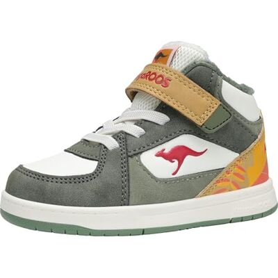 KangaROOS Unisex Baby K-CPI Kalino Mid Ev Sneaker, Military Green Leafy Jumpers, 23 EU KangaROOS Unisex Baby K-CPI Kalino Mid Ev Sneaker, Military Green Leafy Jumpers, 23 EU
