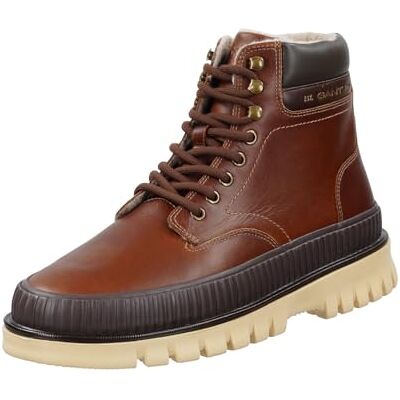 GANT FOOTWEAR Herren NEBRADA Stiefelette, Cognac, 43 EU GANT FOOTWEAR Herren NEBRADA Stiefelette, Cognac, 43 EU