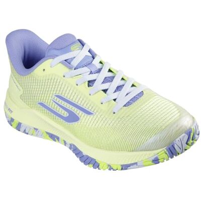 Skechers Damen Viper Court Pro 2.0 Turnschuhe, Lime Synthetic/ Textile/ Lavender Trim, 36 EU Skechers Damen Viper Court Pro 2.0 Turnschuhe, Lime Synthetic/ Textile/ Lavender Trim, 36 EU