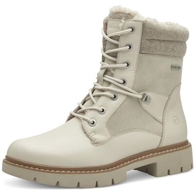 Tamaris COMFORT Damen Winterstiefeletten zum Schnüren Gefüttert Wasserabweisend, Beige (Ivory), 41 EU Tamaris COMFORT Damen Winterstiefeletten zum Schnüren Gefüttert Wasserabweisend, Beige (Ivory), 41 EU