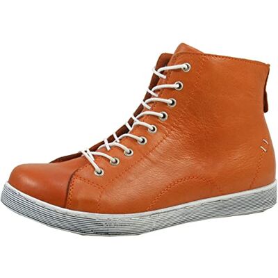 Andrea Conti Damen Schnürboots High Top Leder 0341500, Größe:40 EU, Farbe:Orange Andrea Conti Damen Schnürboots High Top Leder 0341500, Größe:40 EU, Farbe:Orange