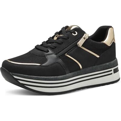 MARCO TOZZI Damen 2-23721-43 Sneaker, Black Comb, 36 EU MARCO TOZZI Damen 2-23721-43 Sneaker, Black Comb, 36 EU