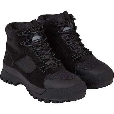Tommy Jeans Herren Mid Boot Stiefel zum Schnüren, Schwarz (Black), 45 Tommy Jeans Herren Mid Boot Stiefel zum Schnüren, Schwarz (Black), 45