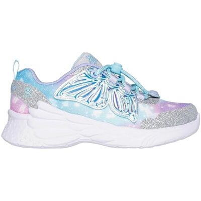 Skechers Dream Racer Wing Brites, Mädchen Sneaker, Silver, Skechers Dream Racer Wing Brites, Mädchen Sneaker, Silver,