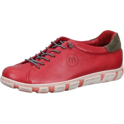 Manitu Damen 840151-04 Mokassin, Rot, 39 EU Manitu Damen 840151-04 Mokassin, Rot, 39 EU