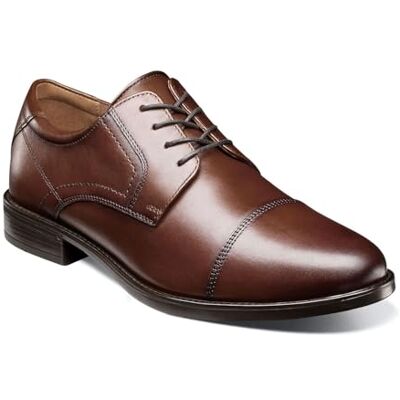 Florsheim Oxford Medfield Cap Toe Anzugschuh für Herren, Cognac, 8 Florsheim Oxford Medfield Cap Toe Anzugschuh für Herren, Cognac, 8