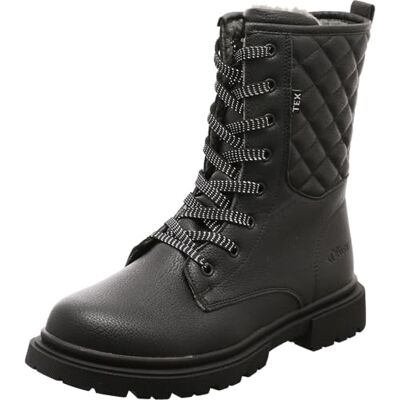 S. Oliver Mädchen Winterstiefeletten zum Schnüren Gefüttert Wasserabweisend, Schwarz (Black), 34 EU S. Oliver Mädchen Winterstiefeletten zum Schnüren Gefüttert Wasserabweisend, Schwarz (Black), 34 EU