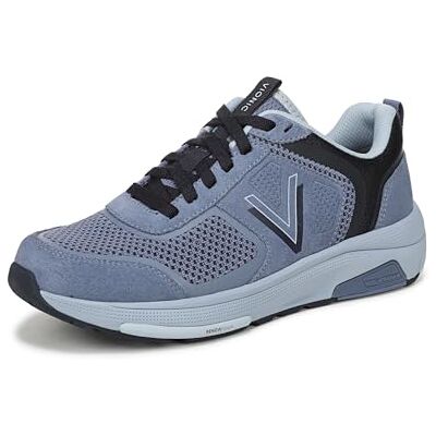 Vionic Damen Walk Strider Knit Schnürschuhe, Blaues Wildleder, Mittel, EU 38.5 Vionic Damen Walk Strider Knit Schnürschuhe, Blaues Wildleder, Mittel, EU 38.5