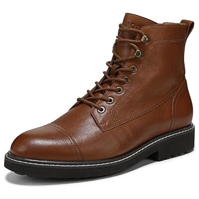 Vionic Herren Livermore Oxford Schnürstiefel, Weite Passform, Hellbraunes Leder, EU 46 Vionic Herren Livermore Oxford Schnürstiefel, Weite Passform, Hellbraunes Leder, EU 46