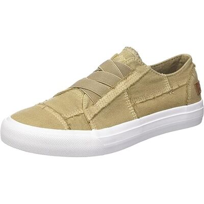 Blowfish Damen Marley Sneaker, Cremefarben, kaffeefarben, gewaschen, 39 EU Blowfish Damen Marley Sneaker, Cremefarben, kaffeefarben, gewaschen, 39 EU