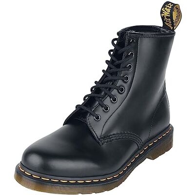 Dr. Martens Mädchen 1460 Combat Boots, Schwarz Black Smooth, 39 EU Dr. Martens Mädchen 1460 Combat Boots, Schwarz Black Smooth, 39 EU