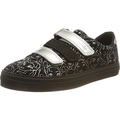 Clarks Nova Tale K Sneaker, Schwarze Kombination, 32 EU Clarks Nova Tale K Sneaker, Schwarze Kombination, 32 EU