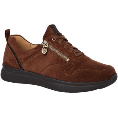 Ganter Damen Kira Sneaker, Chocolate, 41 EU X-Weit Ganter Damen Kira Sneaker, Chocolate, 41 EU X-Weit