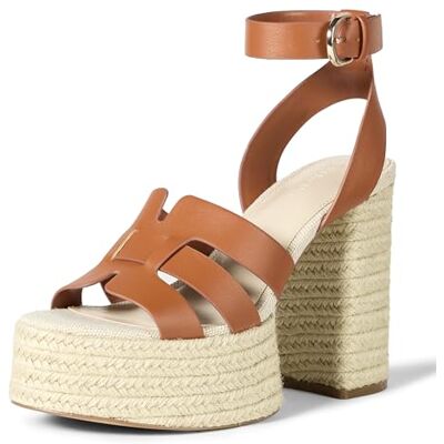The Drop Bea Platform Heel Plateauabsätze, Cognac, 37.5 EU The Drop Bea Platform Heel Plateauabsätze, Cognac, 37.5 EU