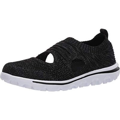 Propét Damen TravelActiv Avid Turnschuh, schwarz, 40 EU X-Weit Propét Damen TravelActiv Avid Turnschuh, schwarz, 40 EU X-Weit