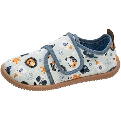 Fischer Markenschuh Kinder-Barfuss-Hausschuhe Mehrfarbig türkis Fischer Markenschuh Kinder-Barfuss-Hausschuhe Mehrfarbig türkis