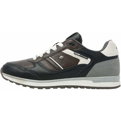 British Knights Herren Classor Sneaker, Schwarz Dunkelbraun Weiss Grau, 43 EU British Knights Herren Classor Sneaker, Schwarz Dunkelbraun Weiss Grau, 43 EU
