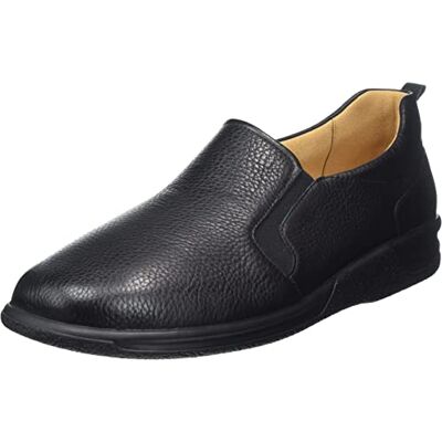 Ganter Herren Kurt Flacher Slipper, schwarz, 47 EU XX-Weit Ganter Herren Kurt Flacher Slipper, schwarz, 47 EU XX-Weit