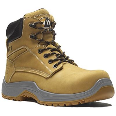 V12 Puma, S3, Nubuk, Derby Boot, metallfrei, Größe 48, Honigfarben V12 Puma, S3, Nubuk, Derby Boot, metallfrei, Größe 48, Honigfarben