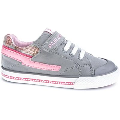 Pablosky Lona 983550 Sneaker, grau, 34 EU Weit Pablosky Lona 983550 Sneaker, grau, 34 EU Weit