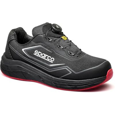 Sparco Teamwork Rotor Sicherheitsschuhe für Herren S3 ESD HRO niedrig. Schnellverschluss A-TOP, wasserabweisend, metallfrei, HRO-Sohle, EU 43 Sparco Teamwork Rotor Sicherheitsschuhe für Herren S3 ESD HRO niedrig. Schnellverschluss A-TOP, wasserabweisend, metallfrei, HRO-Sohle, EU 43