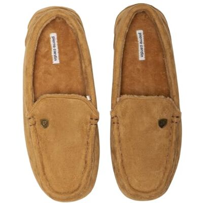 pierre cardin underwear Mokassin für Herren, rutschfeste Hausschuhe, camel, 41 EU pierre cardin underwear Mokassin für Herren, rutschfeste Hausschuhe, camel, 41 EU