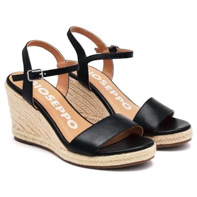 GIOSEPPO ZHEPE Damen Espadrilles Keilabsatz Sandalen Schwarz, 36 EU, Schwarz, 36 EU GIOSEPPO ZHEPE Damen Espadrilles Keilabsatz Sandalen Schwarz, 36 EU, Schwarz, 36 EU
