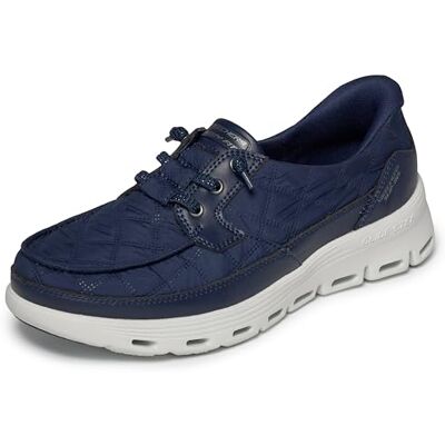 Skechers Damen Glide-Step Serene Newport Slip-InTurnschuhe, Navy Textile, 37.5 EU Skechers Damen Glide-Step Serene Newport Slip-InTurnschuhe, Navy Textile, 37.5 EU