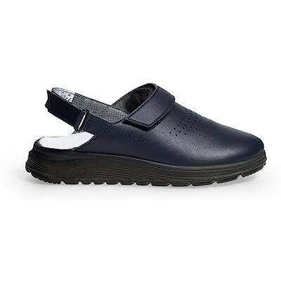 Abeba 845020 Unisex Schuhe ACTIVE Clog SRC Perforiertes Design EU 40 Dunkelblau Futtermaterial: Stoff Mit Klettverschluss Abeba 845020 Unisex Schuhe ACTIVE Clog SRC Perforiertes Design EU 40 Dunkelblau Futtermaterial: Stoff Mit Klettverschluss