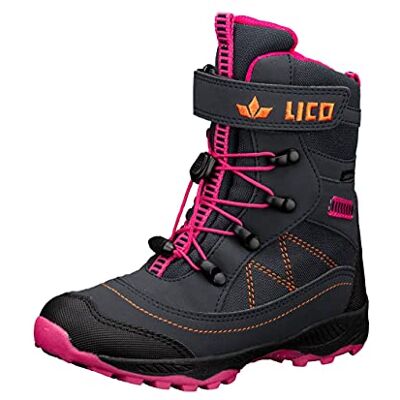 Lico Sundsvall VS Mädchen Schneestiefel, marine/pink/orange, 41 EU Lico Sundsvall VS Mädchen Schneestiefel, marine/pink/orange, 41 EU