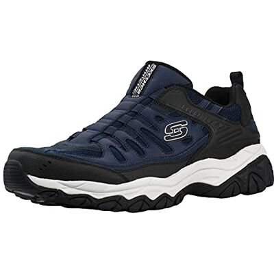 Skechers Herren Afterburn M. Fit Wonted Slipper, Grau/Schwarz, 46 EU Skechers Herren Afterburn M. Fit Wonted Slipper, Grau/Schwarz, 46 EU