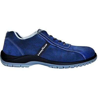 Goodyear Spaltleder Schuhe G138/3052C Blau Größe 47 Goodyear Spaltleder Schuhe G138/3052C Blau Größe 47