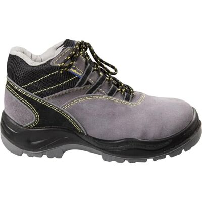 Goodyear S1P Hochsicherheitsschuhe mit Metall aus Veloursleder Farbe Schwarz und Grau Größe 37 Goodyear S1P Hochsicherheitsschuhe mit Metall aus Veloursleder Farbe Schwarz und Grau Größe 37
