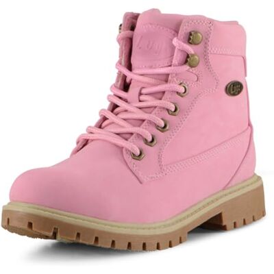 Lugz Mantle Hi Classic Modischer Stiefel, 15,2 cm, Bubblegum Pink/Creme/Gummi, 8 US Lugz Mantle Hi Classic Modischer Stiefel, 15,2 cm, Bubblegum Pink/Creme/Gummi, 8 US