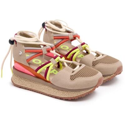GIOSEPPO Tulare Damen-Sneaker, Beige, mit Keilabsatz, beige, 40 EU GIOSEPPO Tulare Damen-Sneaker, Beige, mit Keilabsatz, beige, 40 EU