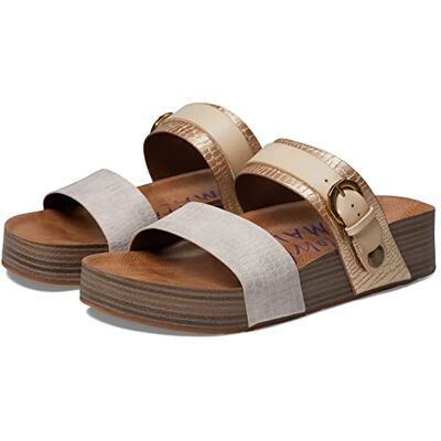 Blowfish Damen Marge Sandale, White Sand Gold Dile, 40.5 EU Blowfish Damen Marge Sandale, White Sand Gold Dile, 40.5 EU