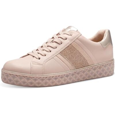 MARCO TOZZI Damen Sneaker flach Vegan Freizeit, Rosa (Rose Comb), 37 EU MARCO TOZZI Damen Sneaker flach Vegan Freizeit, Rosa (Rose Comb), 37 EU