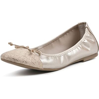WHITE MOUNTAIN Damen Sunnyside Ii Ballerinas, Ant Gold/Multi/Esprint, 41 EU WHITE MOUNTAIN Damen Sunnyside Ii Ballerinas, Ant Gold/Multi/Esprint, 41 EU