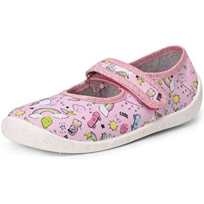 Ladeheid Kinder Mädchen Hausschuhe LARW007 (Rosa Regenbogen, 35 EU) Ladeheid Kinder Mädchen Hausschuhe LARW007 (Rosa Regenbogen, 35 EU)
