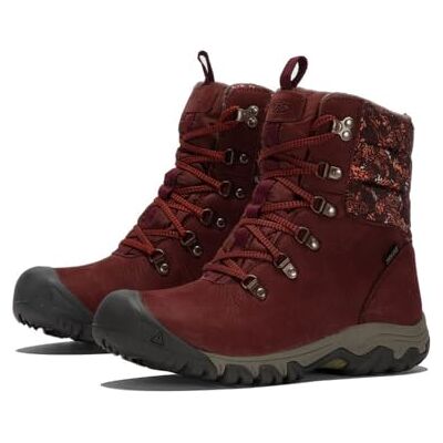 KEEN Damen Greta Boot Waterproof Schneestiefel, Andorra/Baked Clay, 37 EU KEEN Damen Greta Boot Waterproof Schneestiefel, Andorra/Baked Clay, 37 EU