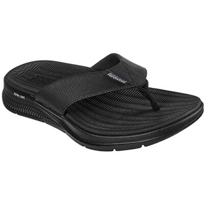 Skechers GO CONSISTENT SANDAL SYNTHWAVE, Flipflop, Black, Skechers GO CONSISTENT SANDAL SYNTHWAVE, Flipflop, Black,