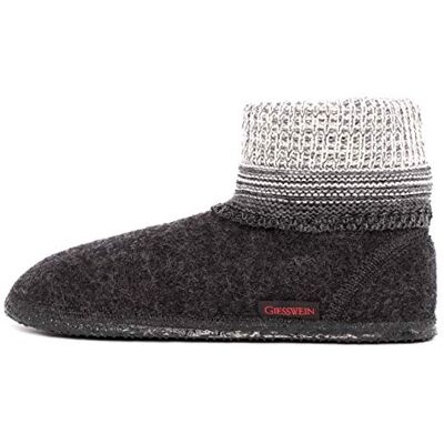 GIESSWEIN Unisex Baumkirchen Hohe Hausschuhe, Anthrazit 019, 36 EU GIESSWEIN Unisex Baumkirchen Hohe Hausschuhe, Anthrazit 019, 36 EU