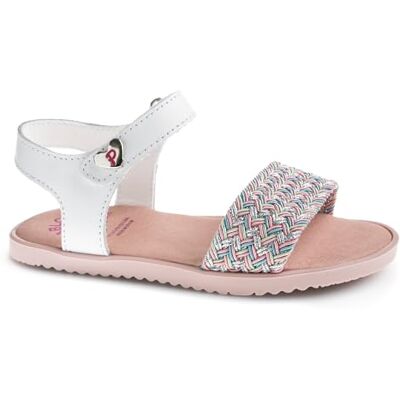 Pablosky Quilate 452000 Sandale, weiß, 28 EU Weit Pablosky Quilate 452000 Sandale, weiß, 28 EU Weit