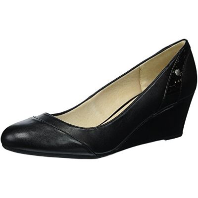 LifeStride Women's Dreams Wedge Pump, Black, 8.5 W US LifeStride Women's Dreams Wedge Pump, Black, 8.5 W US