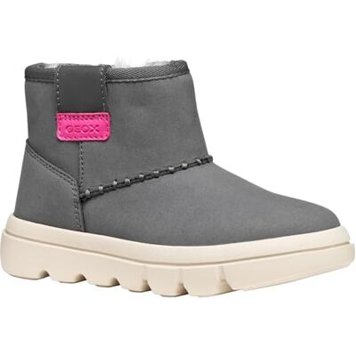 Geox J WILLABOOM Girl Ankle Boot, Dark Grey, 35 EU Geox J WILLABOOM Girl Ankle Boot, Dark Grey, 35 EU