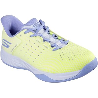 Skechers Damen Viper Court Reload Hands Free Slip-ins Sneaker, Limette, 37.5 EU Skechers Damen Viper Court Reload Hands Free Slip-ins Sneaker, Limette, 37.5 EU