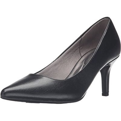 LifeStride Damen Sevyn Kleid Pumpe, Schwarz glatt, 42 EU LifeStride Damen Sevyn Kleid Pumpe, Schwarz glatt, 42 EU