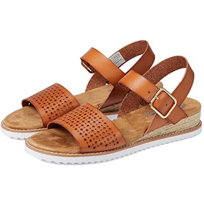 Skechers Damen 114143 Sandale, Luggage Duraleather, 38 EU Skechers Damen 114143 Sandale, Luggage Duraleather, 38 EU