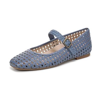 Vionic Damen Alameda Woven Mary Jane Flats, Blau Leder, Weite, EU 38.5 Vionic Damen Alameda Woven Mary Jane Flats, Blau Leder, Weite, EU 38.5